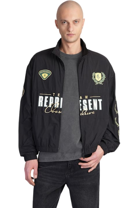 REPRESENT for Men REPRESENT Casual Jacket In Black Nylon