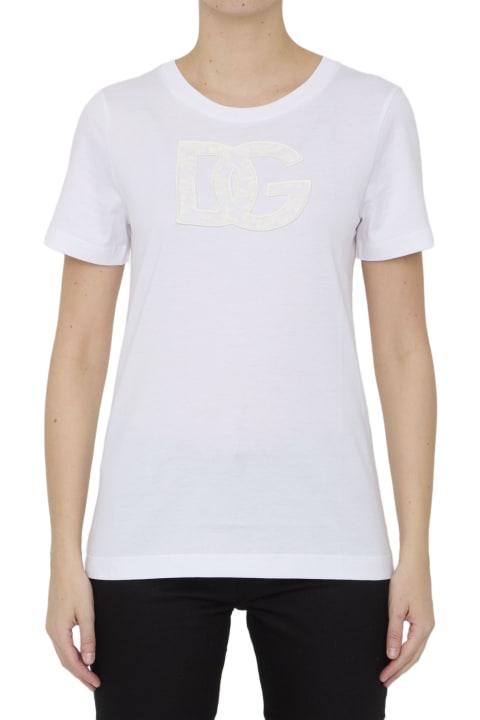 Dolce & Gabbana Womenのセール Dolce & Gabbana T-shirt With Dg Logo