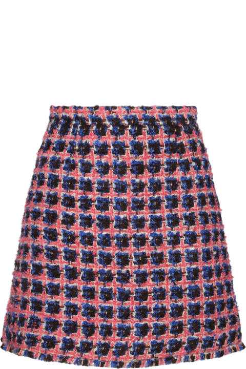 Skirts for Women Etro Multicolor And Pink Wool Skirt