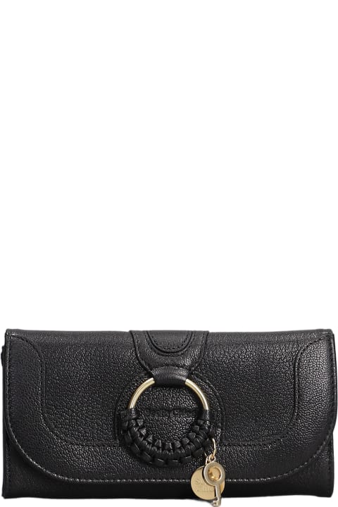 Wallets for Women See by Chloé Hana Long Wallet In Black Leather