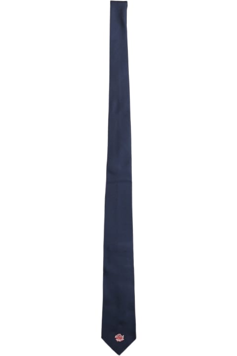 Kenzo Ties for Men Kenzo Tie In Blue Silk