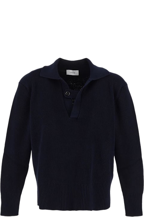 Lardini for Men Lardini Ribbed Collar Sweater