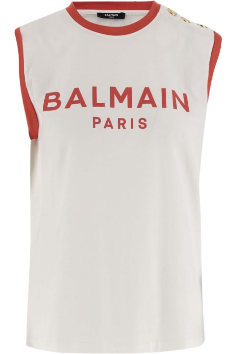 Balmain Clothing for Women Balmain Cotton Tank Top