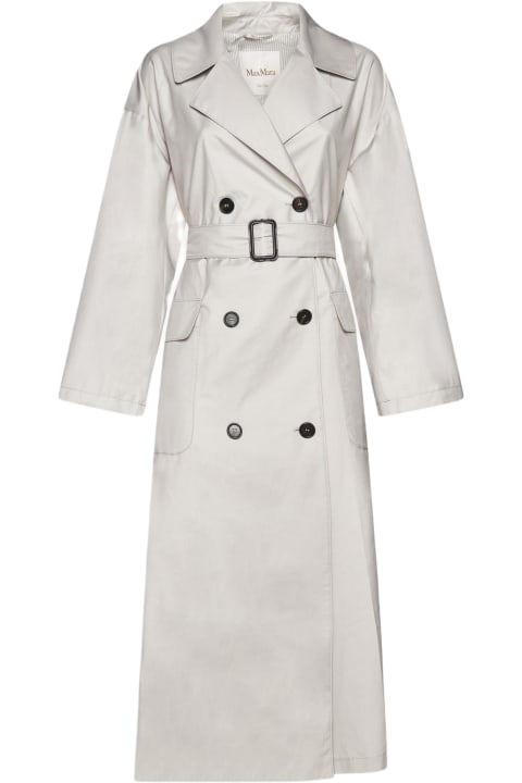 'S Max Mara Coats & Jackets for Women 'S Max Mara Belted Cotton-blend Trench Coat