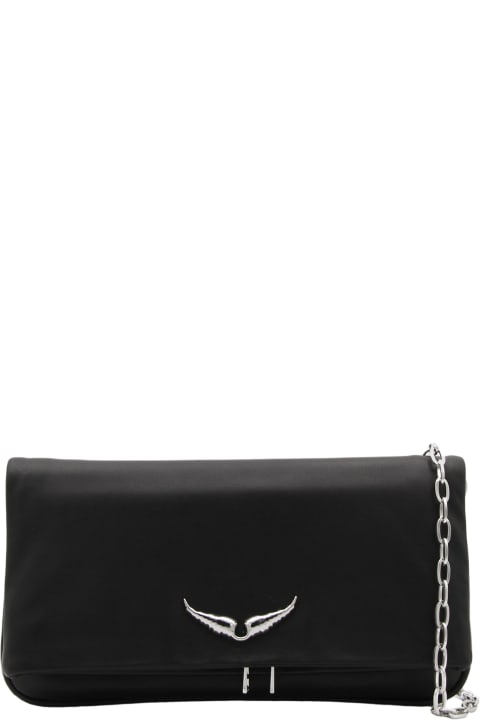 Zadig & Voltaire for Women Zadig & Voltaire Black Leather Rock Shoulder Bag