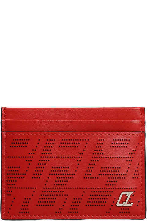 Sale for Men Christian Louboutin Wallet In Red Leather