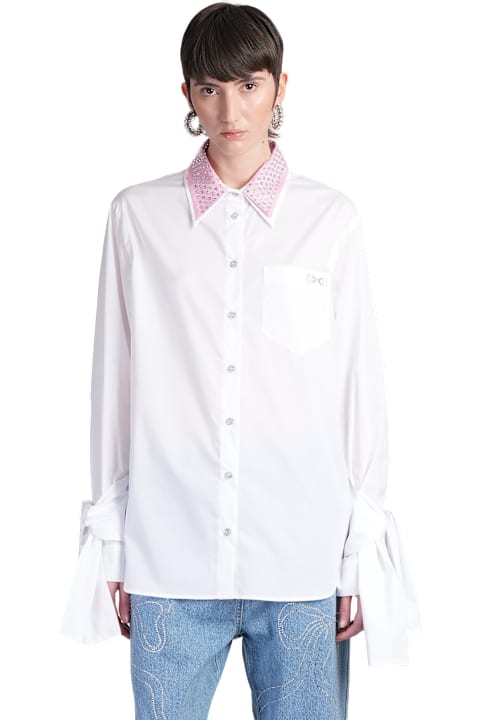 Mach & Mach for Women Mach & Mach Shirt In White Cotton