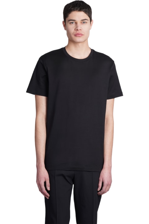Roberto Collina for Men Roberto Collina T-shirt In Black Cotton