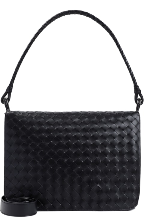 Bottega Veneta Shoulder Bags for Men Bottega Veneta Small Wing Intrecciato Shoulder Bag