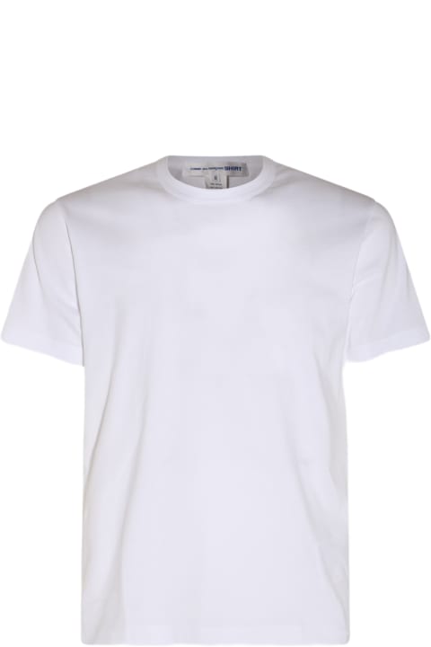 メンズ ウェアのセール Comme des Garçons White Cotton T-shirt