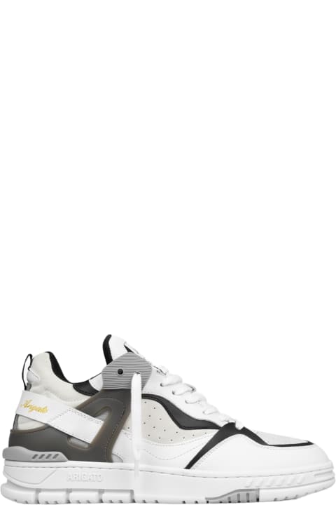 Axel Arigato Men Axel Arigato Astro Sneaker White and black leather 90s style low sneaker - Astro Sneaker