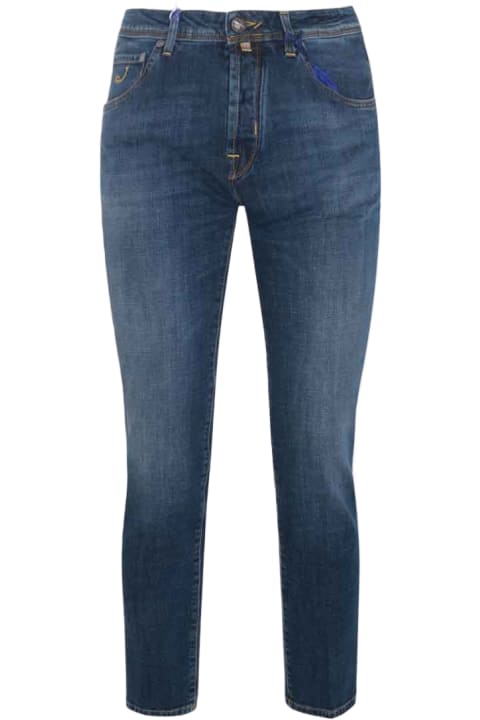 Jacob Cohen Clothing for Men Jacob Cohen Blue Cotton Denim Jeans