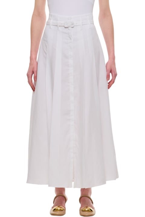 Gabriela Hearst Clothing for Women Gabriela Hearst Dugald Midi Cotton Skirt