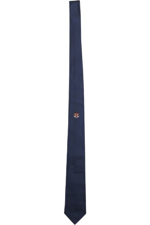 メンズ Kenzoのネクタイ Kenzo Tie In Blue Silk