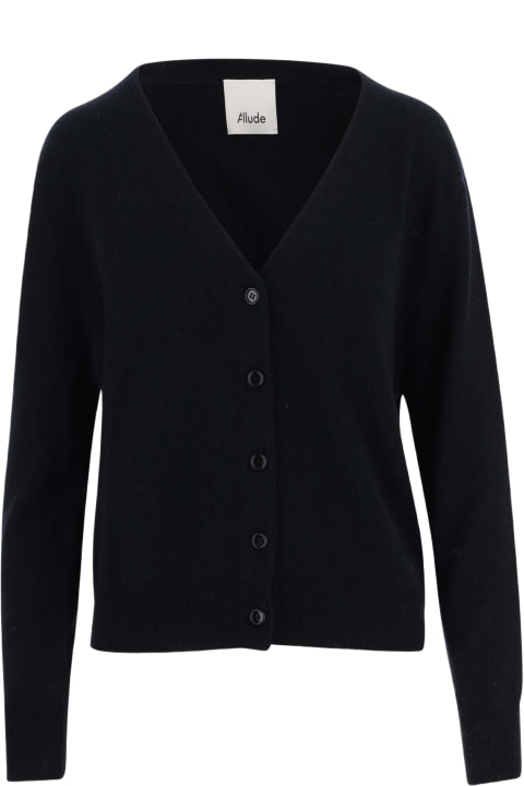 Allude Clothing for Women Allude Wool And Cashmere Blend Cardigan