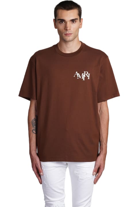 Sale for Men AMIRI T-shirt In Brown Cotton