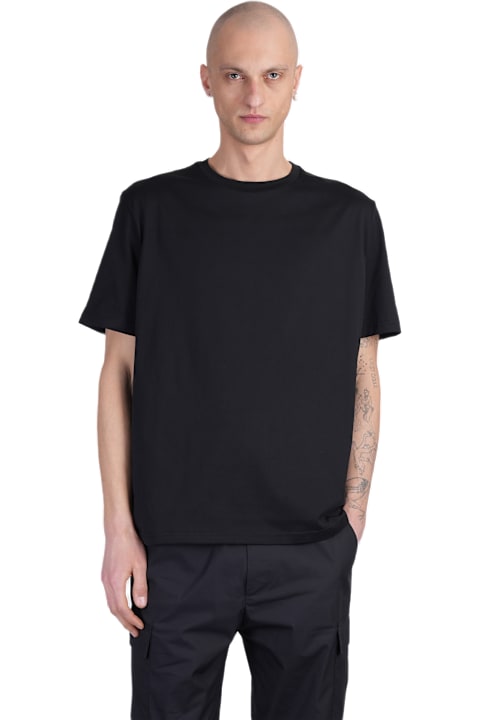 Low Brand ملابس علوية لـ القسم الرجالي Low Brand B240 T-shirt In Black Cotton