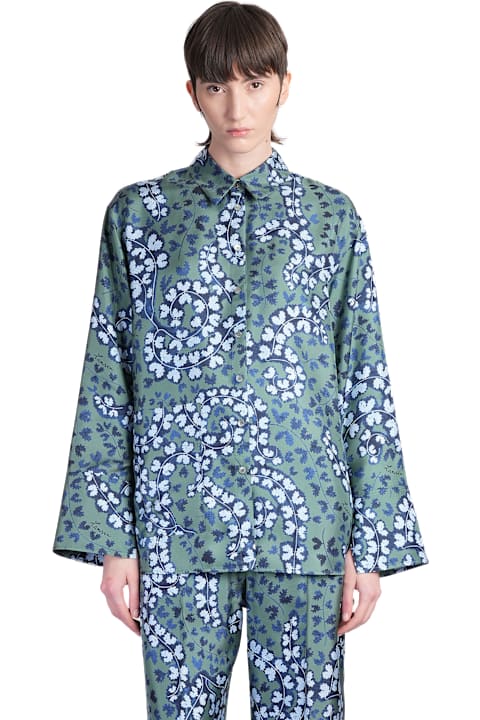 Lanvin for Women Lanvin Shirt In Green Silk