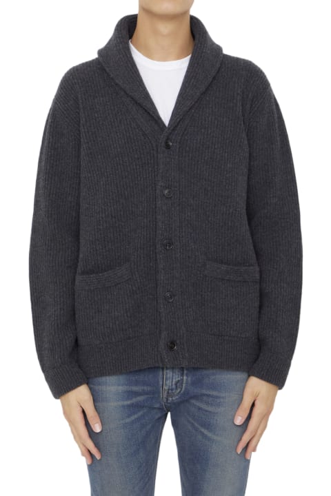 Roberto Collina Sweaters for Men Roberto Collina Wool And Cashmere Cardigan