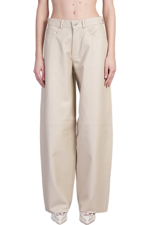 Haikure for Men Haikure Bethany Pants In Beige Leather