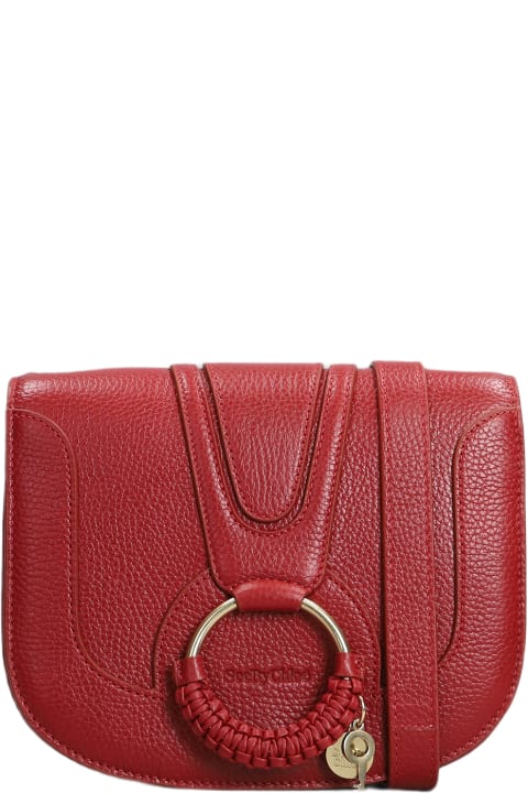 See by Chloé Totes for Women See by Chloé Hana Shoulder Bag In Red Leather