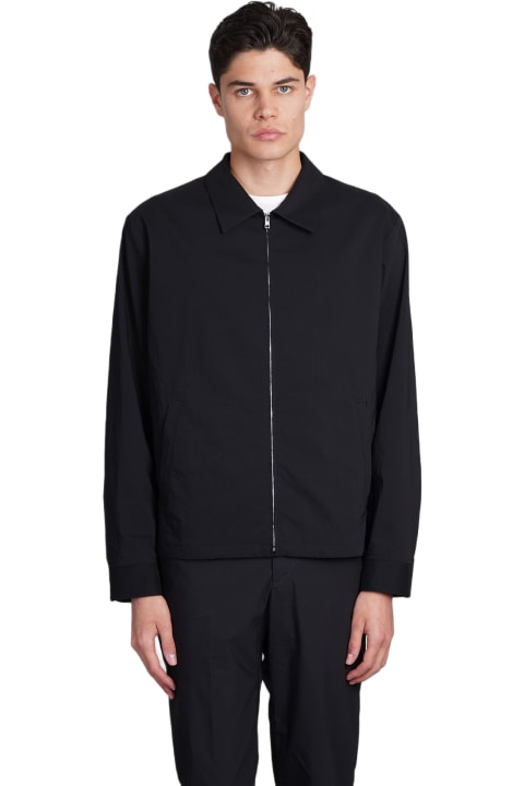 Theory Coats & Jackets for Men Theory Casual Jacket In Black Nylon