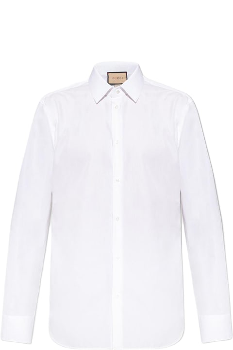 Gucci Clothing for Men Gucci Gucci Cotton Shirt With Logo