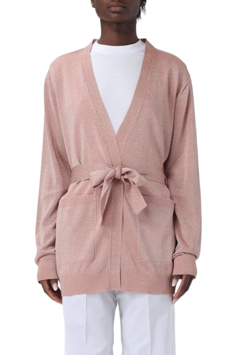 Sweaters for Women Missoni Metallic-threading V-neck Belted Cardigan