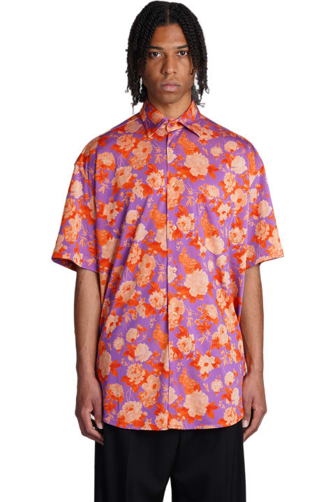 VETEMENTS Clothing for Men VETEMENTS Shirt In Orange Viscose