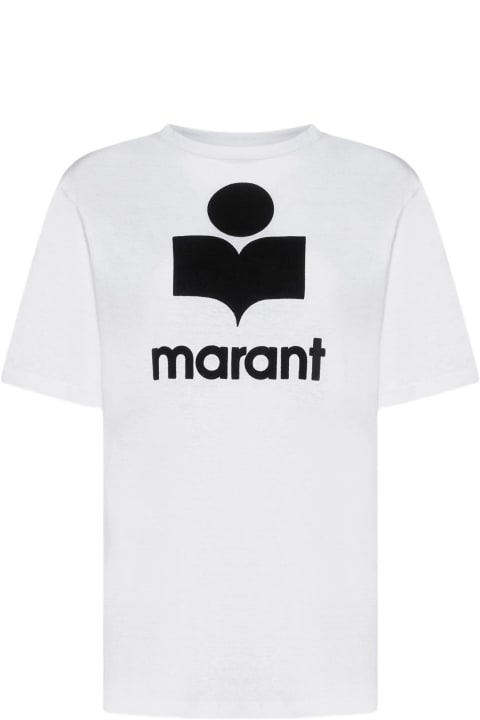 Marant Étoile Women Marant Étoile Zewel Logo Linen T-shirt