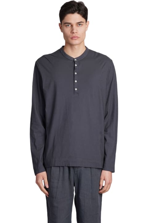 Massimo Alba Clothing for Men Massimo Alba Hawai T-shirt In Black Cotton