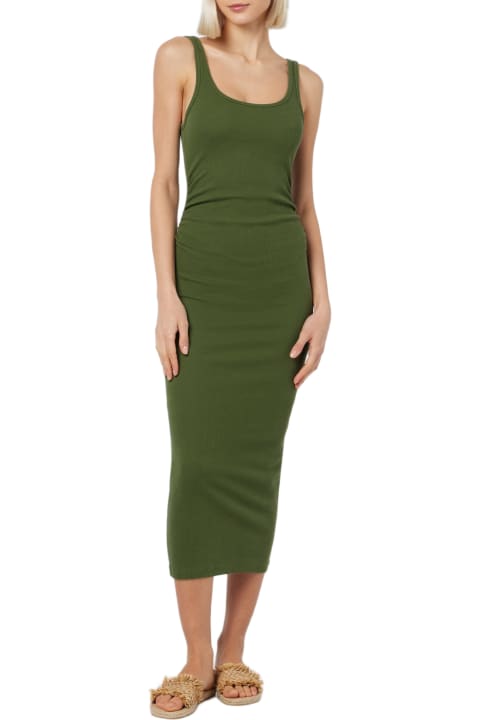 Homeware MC2 Saint Barth Woman Ribbed Cotton Jersey Tank Dress Jennifer