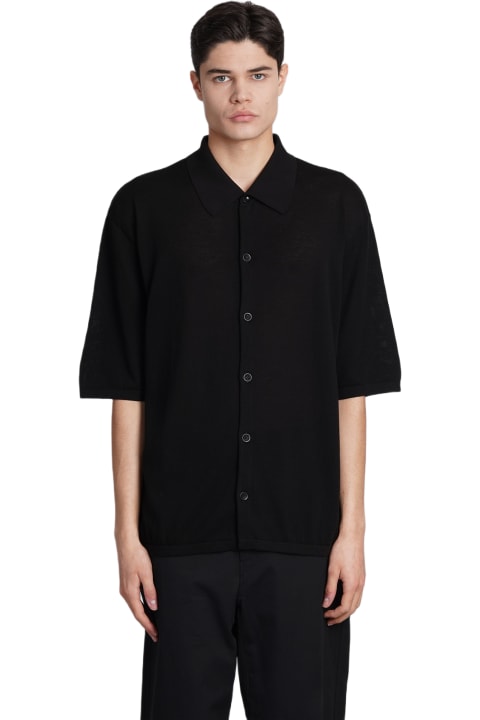 Lemaire Topwear for Men Lemaire Polo In Black Cotton