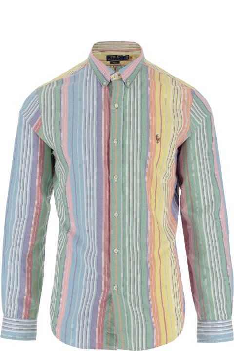 Cotton Shirt With Striped Pattern