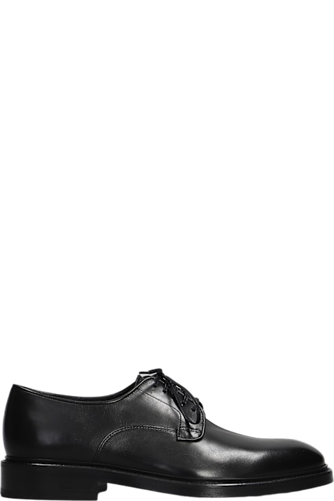 Paul Smith Loafers & Boat Shoes for Men Paul Smith Soloman Lace Up Shoes In Black Leather