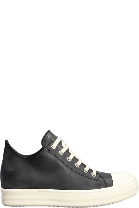 Sneakers for Men Rick Owens Round-toe Lace-up Sneakers