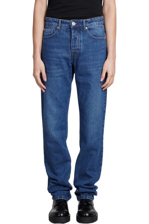 Jeans for Men Ami Alexandre Mattiussi Jeans In Blue Cotton