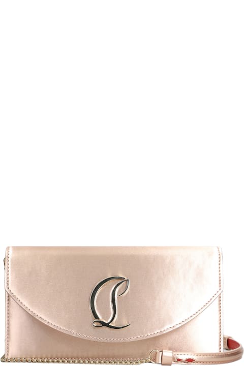 Clutches for Women Christian Louboutin Loubi54 Hand Bag In Rose-pink Silk