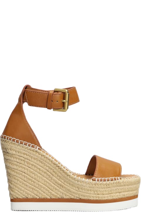 Fashion for Women See by Chloé Glyn Wedges In Leather Color Leather
