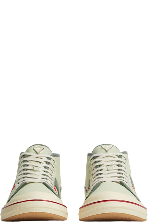 Bottega Veneta Sneakers for Men Bottega Veneta Sneakers Summer Canvas/calf High