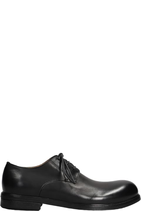 Fashion for Men Marsell Lace Up Shoes In Black Leather