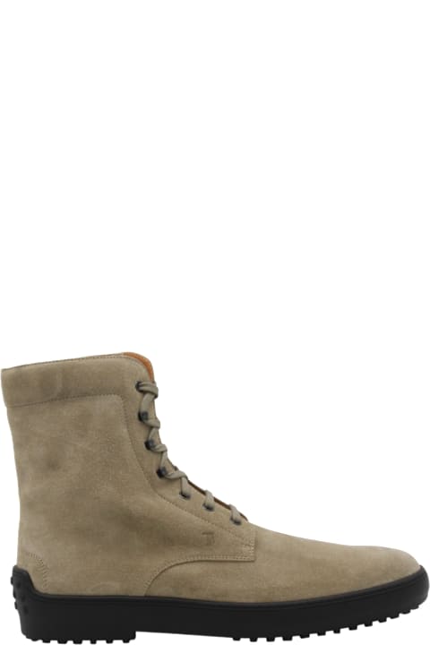 Homeware Tod's Taupe Leather Boots