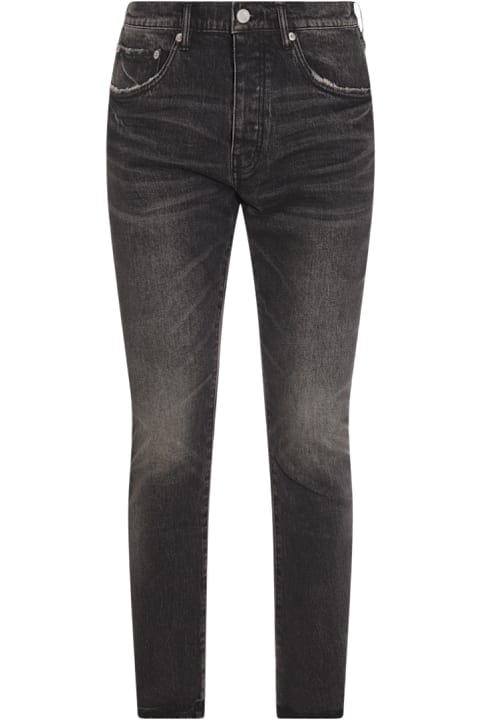 Purple Brand Jeans for Men Purple Brand Dark Grey Skinny Tinted Jeans