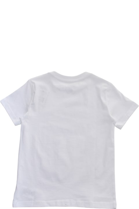 Topwear for Boys Ralph Lauren White Multicolour Cotton T-shirt