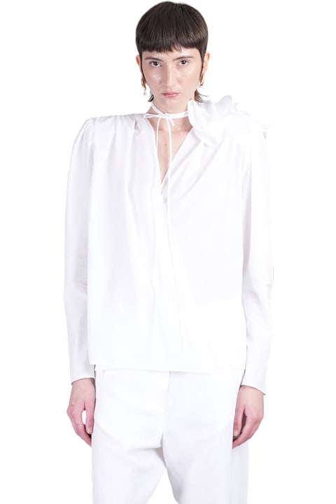 Magda Butrym for Women Magda Butrym Blouse 04 Blouse In White Cotton