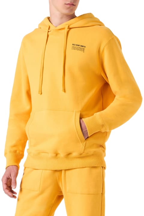 MC2 Saint Barth Fleeces & Tracksuits for Men MC2 Saint Barth Yellow Ochre Hoodie | Pantone® Special Edition