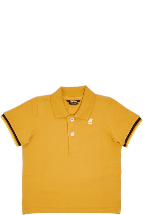 K-Way T-Shirts & Polo Shirts for Baby Boys K-Way Polo Vincent Contrast Polo
