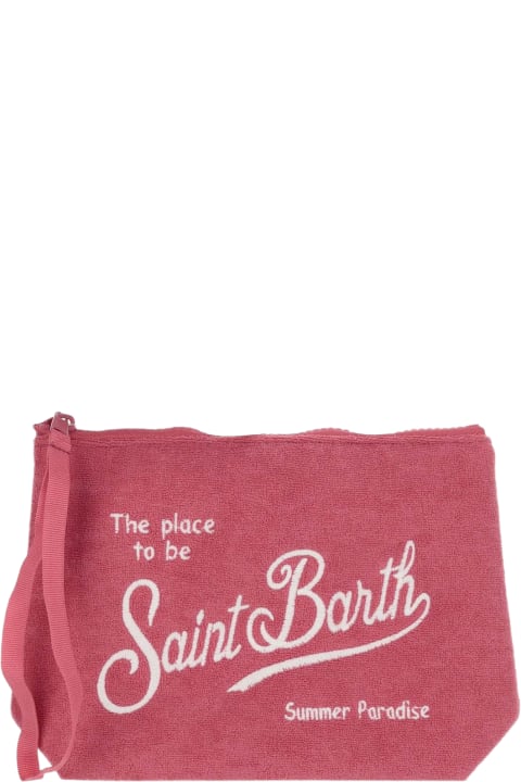 MC2 Saint Barth for Women MC2 Saint Barth Fabric Clutch Bag With Logo