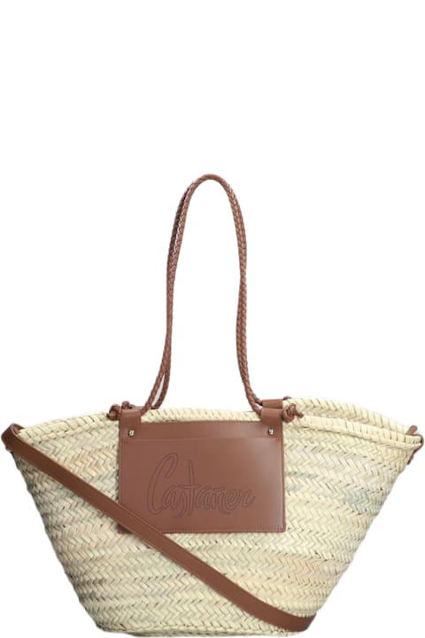 Castañer for Men Castañer C.campania-152 Tote In Beige Raffia