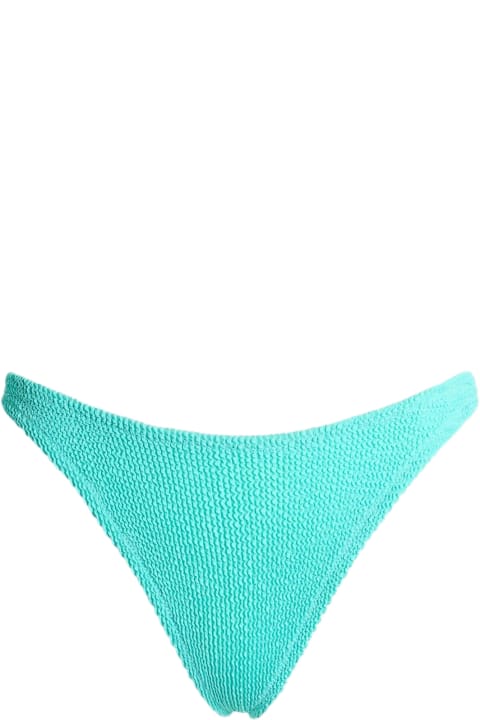Homeware MC2 Saint Barth Woman Water Green Crinkle Cheeky Swim Briefs Naomi